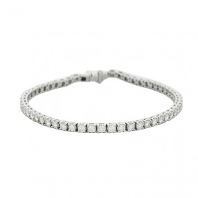 Bracelet Ligne Tennis et Or...