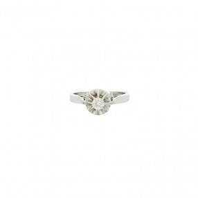 Bague Solitaire Vintage en...