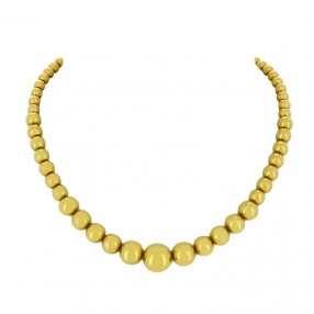 Collier de Perles d'Or en...