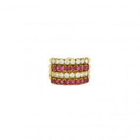 Bague de Harem en Or Rubis...