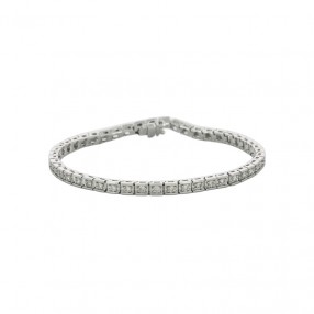 Bracelet Ligne Tennis en Or...