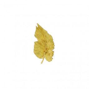 Broche Feuille en Or