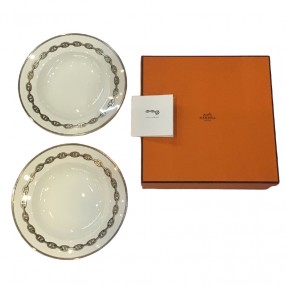 Assiettes Creuses Hermès...