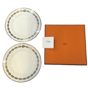 Assiettes Hermès Chaine...