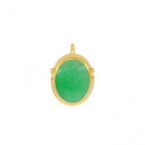 Pendentif en Or et Jade