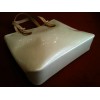 Sac Louis Vuitton en cuir vernis monogram blanc