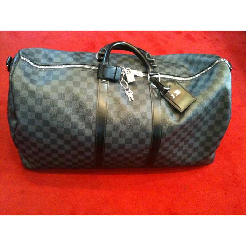 Louis Vuitton Bag Keepall 55 Brown Cloth ref.121651 - Joli Closet