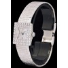 Montre bijou en or blanc et diamants