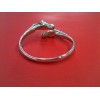 Bracelet Hermès Double Tête de cheval en argent