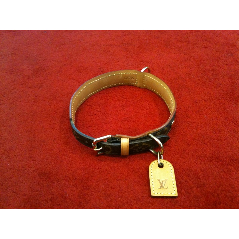 Louis Vuitton, Dog, Louis Vuitton Collier Chien Baxter Gently Used