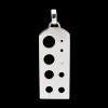 Pendentif Fred Tag Calibreur diamant