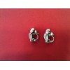 Boucles d'oreilles Hermès en argent