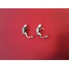 Boucles d'oreilles Hermès en argent