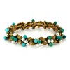 Bracelet perles et turquoises