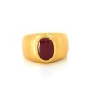 Bague pierre rouge