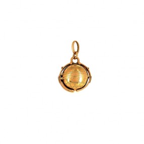 Pendentif LOUIS VUITTON Globe en or jaune et diamant