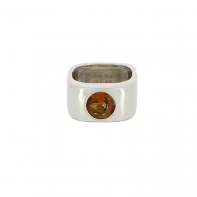 Bague Dinh Van Margot en argent et Citrine