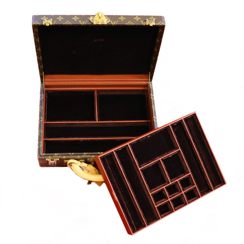 2013 LOUIS VUITTON Monogram Boite Bijoux Jewelry Trunk Case For Sale at  1stDibs