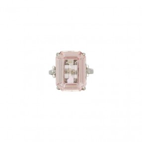 Bague en Or et Spinelle Rose