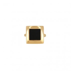 Bague Vintage en Or et Onyx